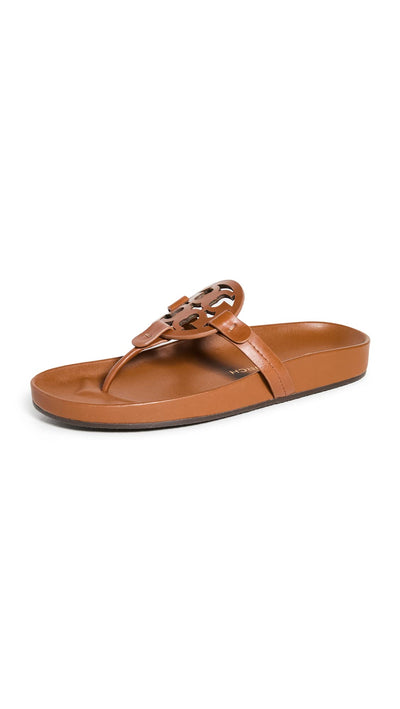 Tory Burch Women's Miller Cloud Sandals, Bourbon Miele, 5.5 Medium US
