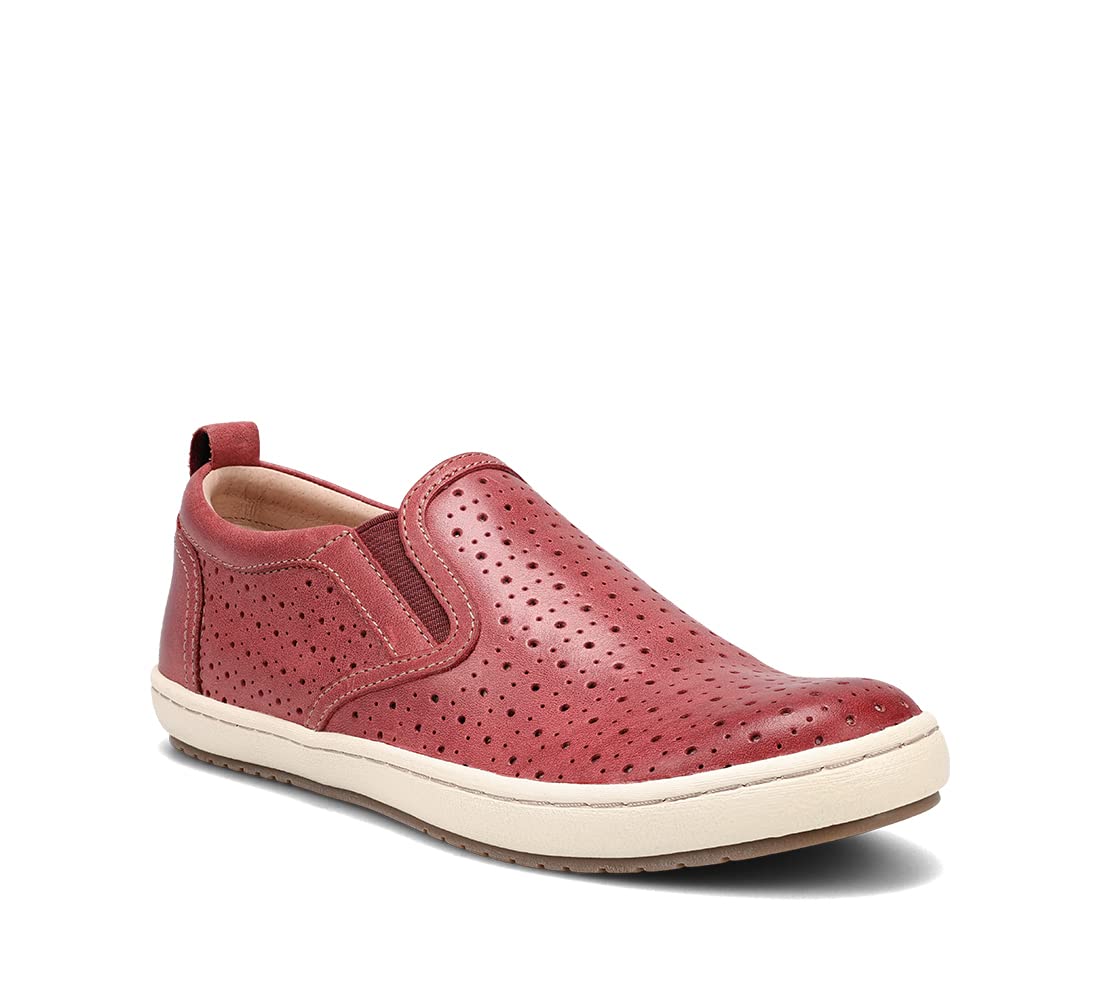 Taos Footwear Women's Court Warm Red Sneaker 8 M US