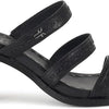 Frye Women's Estelle Strappy Slid Sandal, Black - 6M