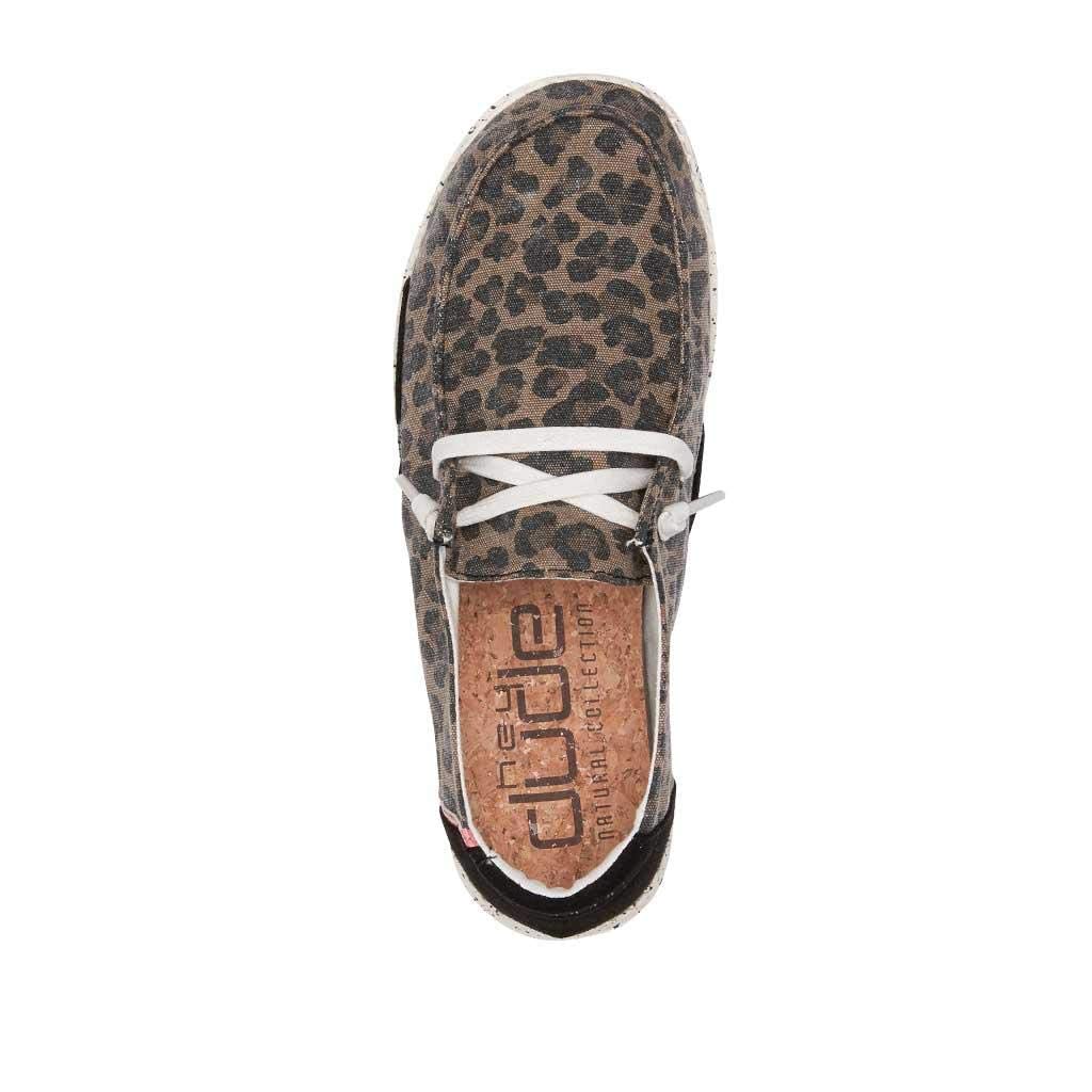 Hey Dude Women's Wendy Jungle Brown Size 9 | Women’s Shoes | Women’s Lace Up Loafers | Comfortable & Light-Weight