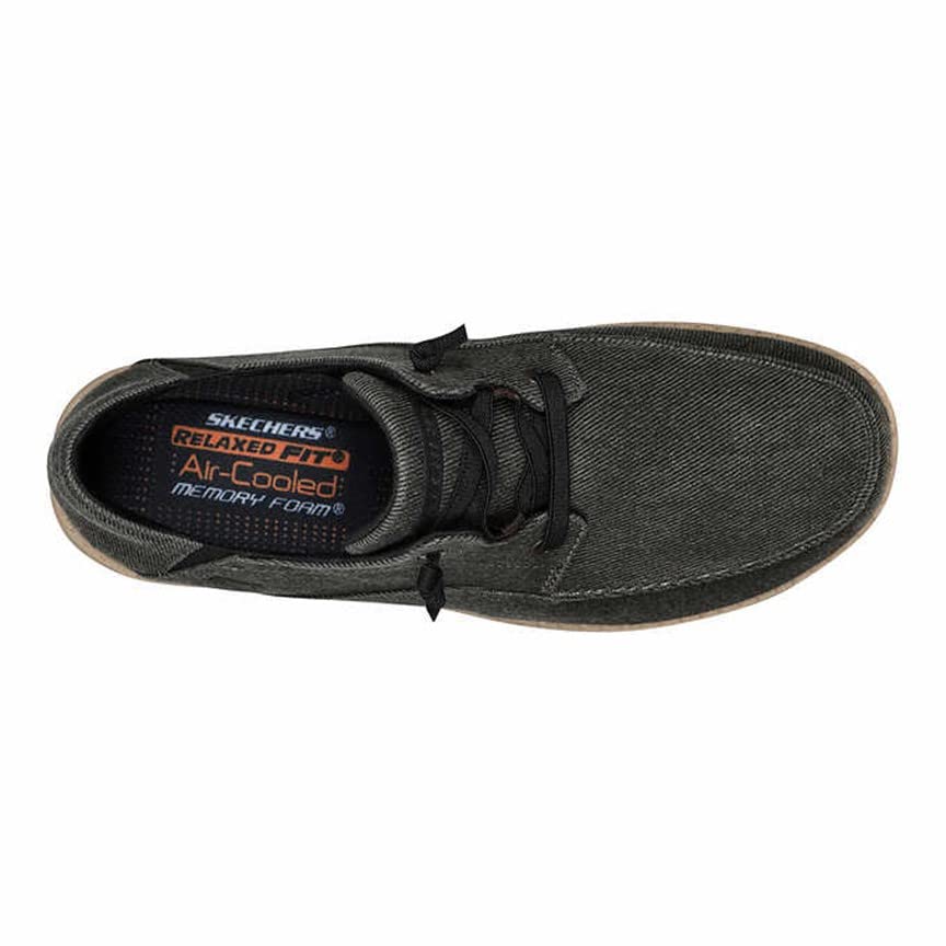 Skechers Men's Memory Foam Ultra Premium Cushion Sneaker, 9, Black Heather