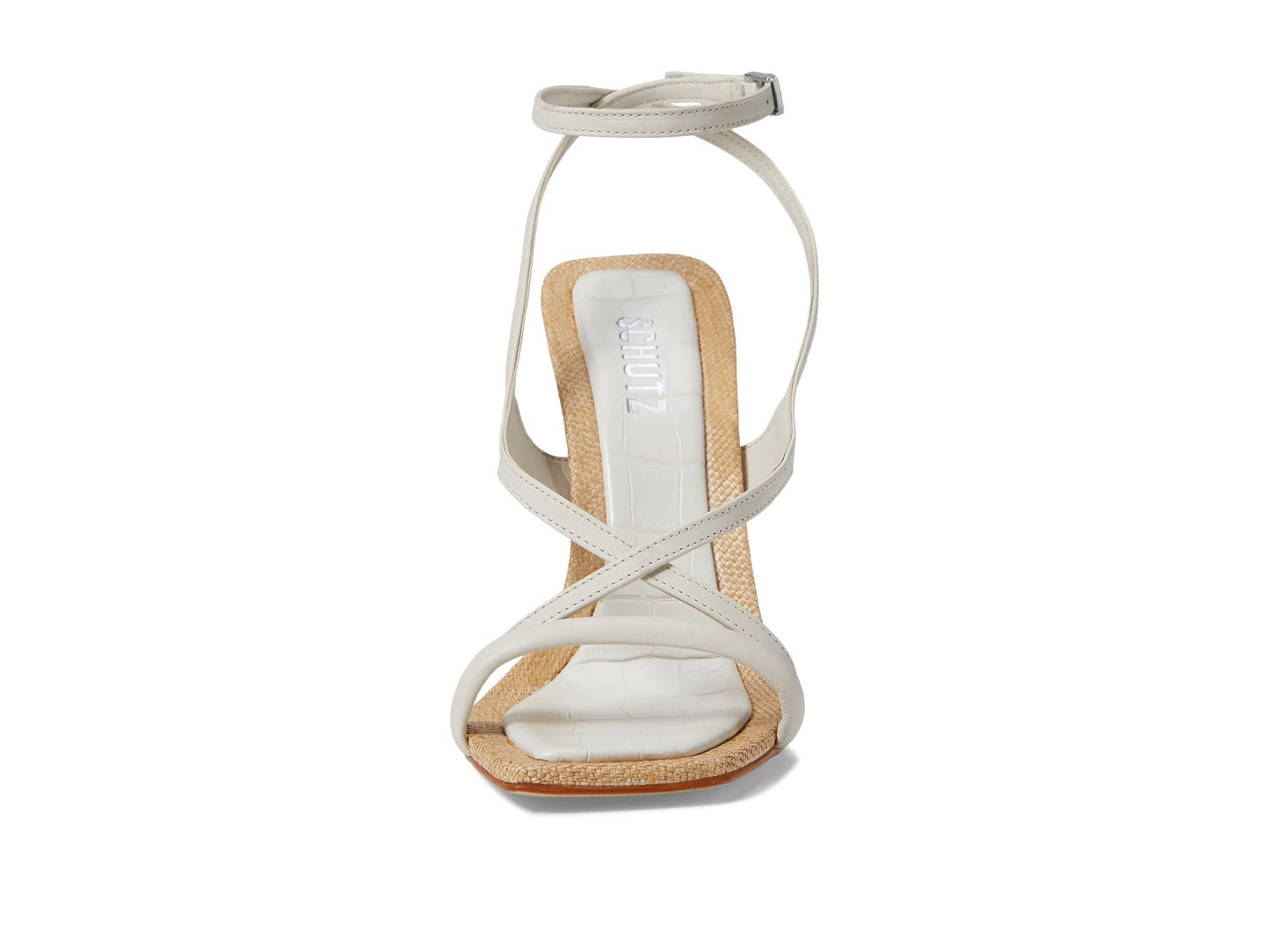 Schutz Women's Nakia Sandal, Pearl, 6