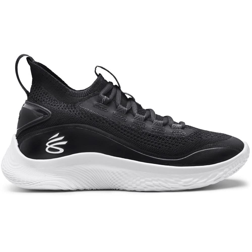 Under Armour Kid's Curry 8 (GS) Basketball Shoe, Black, 7 Big Kid