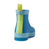 Hunter Kids Play Boot for Little and Big Kid Offers Rubber Upper with Ankle Pull Tab, and Durable Poolhouse Blue/Bleached Blue/Illuminating Yellow 1 Little Kid M