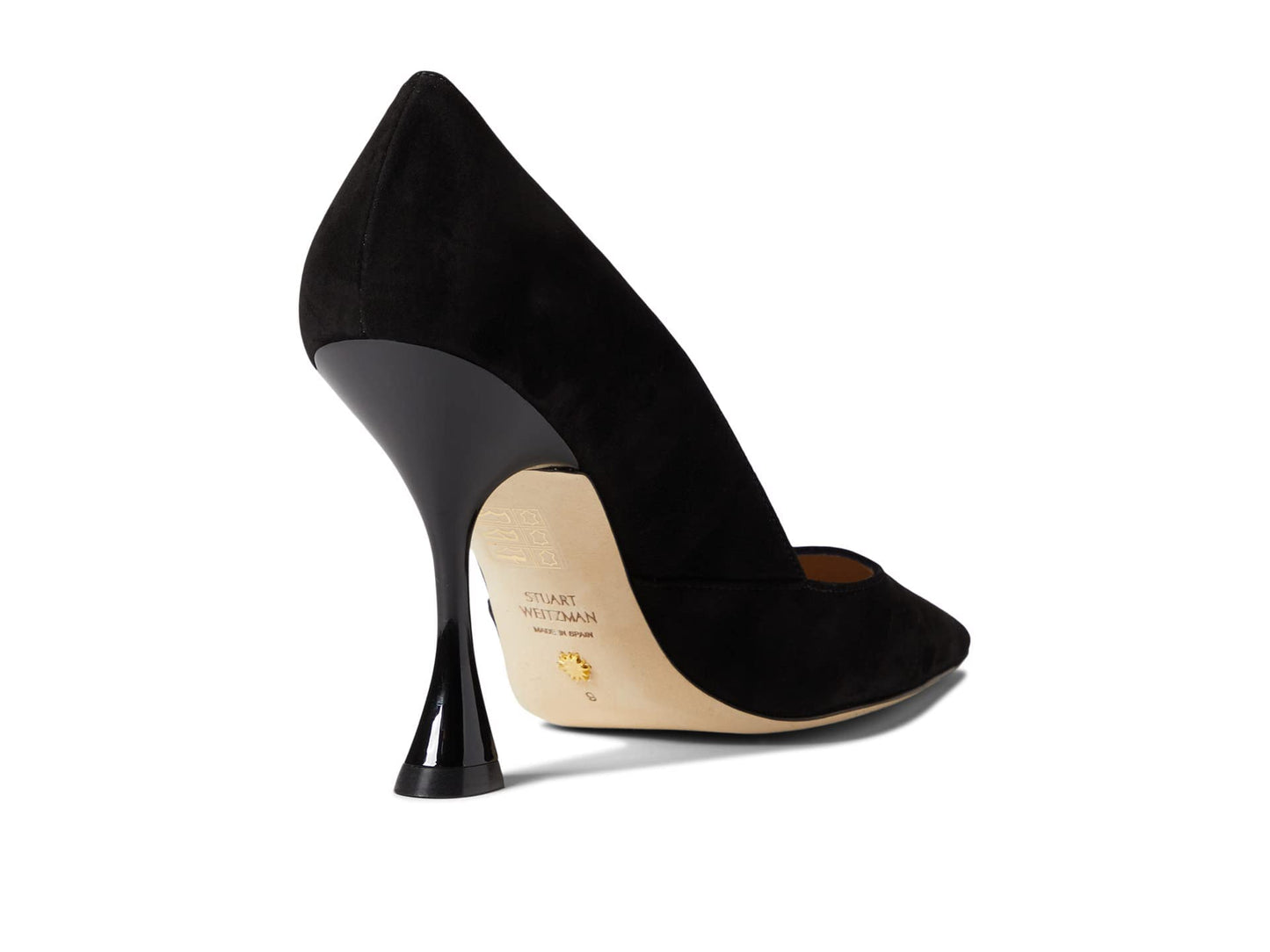 Stuart Weitzman Womens Xcurve 100 Pump Black 10 B