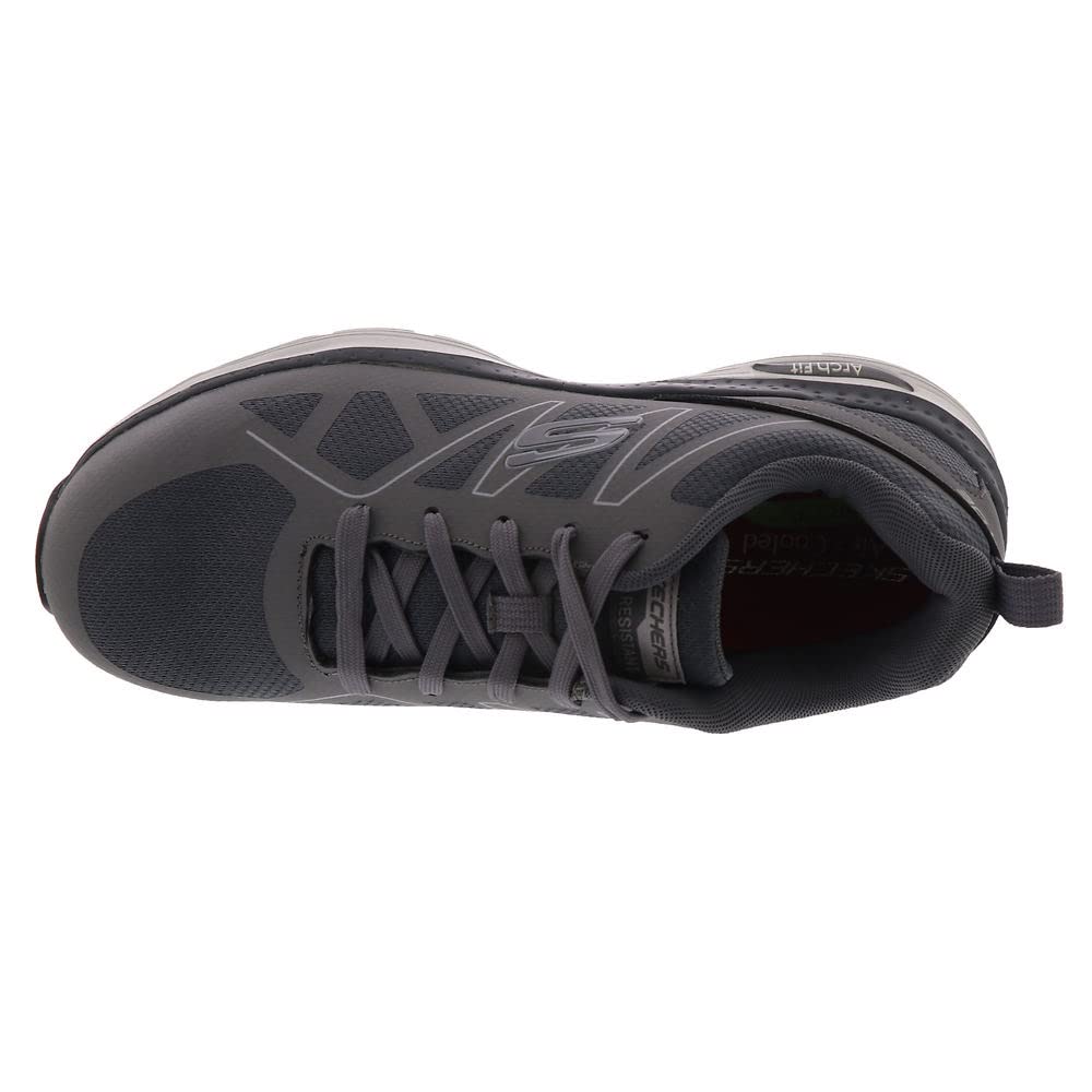 Skechers Work Arch Fit SRVigorit Mens Oxford 11 DM US Grey