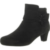 David Tate Women's Cutey Fashion Boot, Black Suede, 9 X-Wide