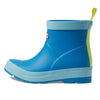 Hunter Kids Play Boot for Little and Big Kid Offers Rubber Upper with Ankle Pull Tab, and Durable Poolhouse Blue/Bleached Blue/Illuminating Yellow 1 Little Kid M