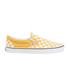 Vans Men's Classic Slip On Sneaker, Color Theory Checkerboard - Golden Glow, Size 10