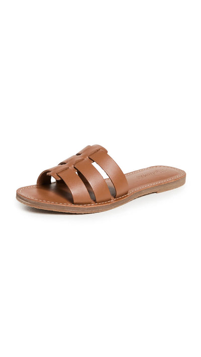 Madewell Women's Randal Boardwalk Fisherman Sandals, English Saddle, Tan, Brown, 6.5 Medium US