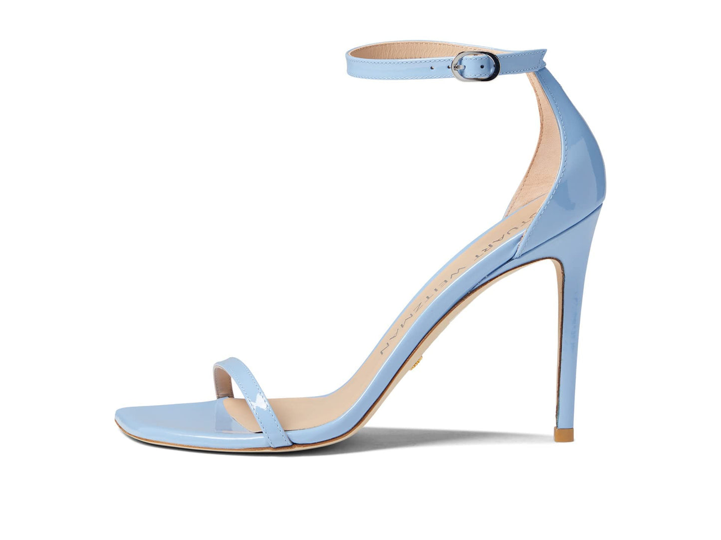 Stuart Weitzman Nudistcurve 100 Sandal Cornflower 5 M
