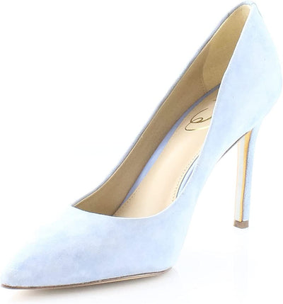 Sam Edelman Hazel - Sandals for Women - Synthetic Insole - Leather Outsole - Low-cut Vamp - High Stiletto Heel Cerulean Blue 9 M