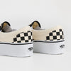 Vans UA Classic Slip-On Stackform Sneakers, CheckerboardBlack/White, 6 US Women/4.5 US Men