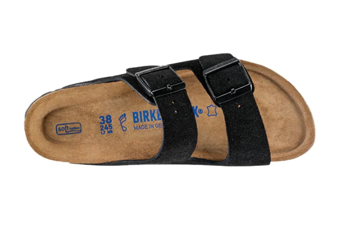 Birkenstock Arizona Birko-flor Softfootbed, Unisex Adults’ Mules, Noir, 8 UK