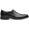 Clarks Men's Whiddon Step Loafer, Black Leather, 10 UK Wide