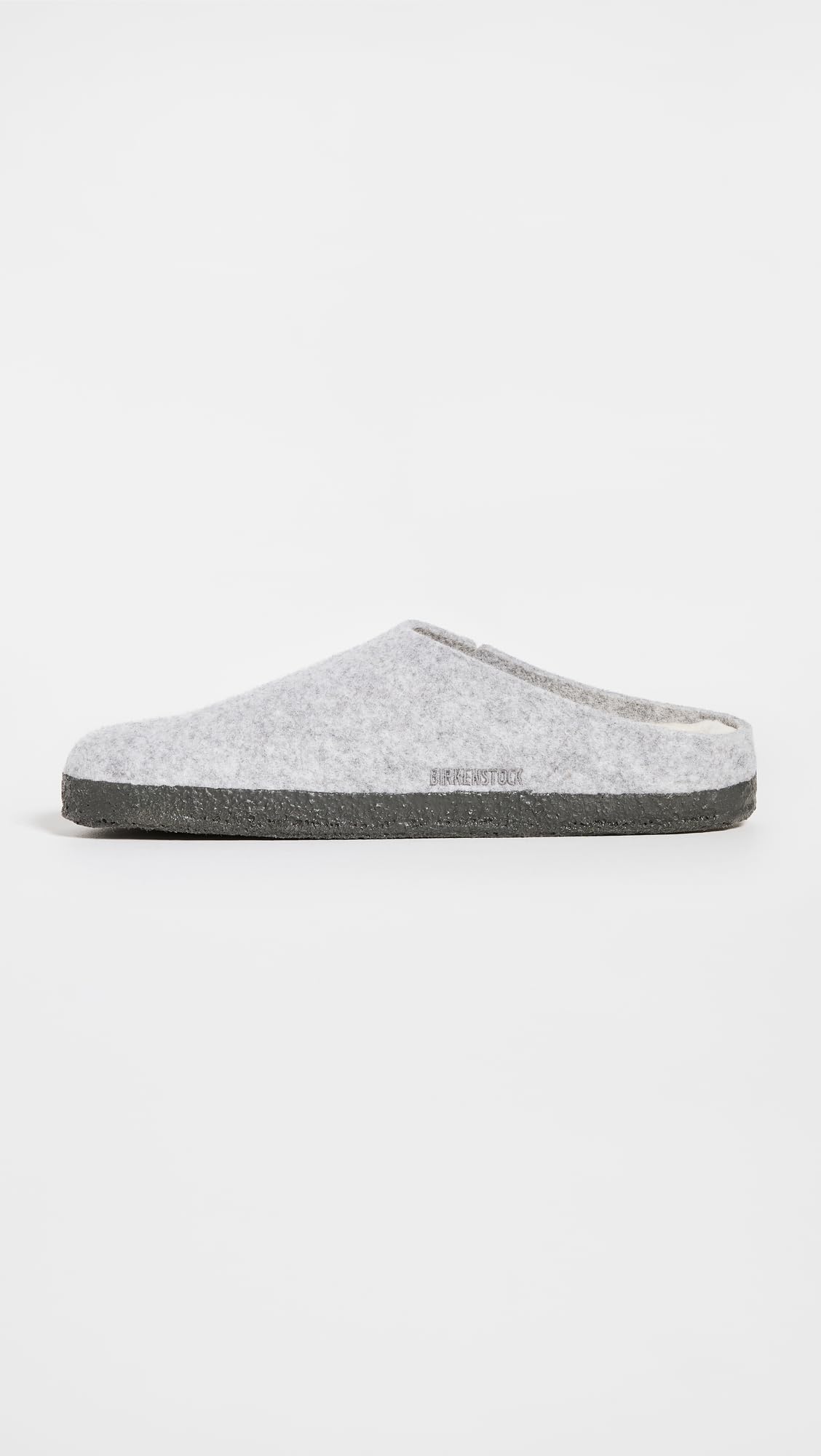 Birkenstock Men's Zermatt Shearling Shoes, Light Grey/Natural, 8 Medium US
