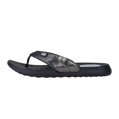 HEYDUDE Girl's Christi Flip Classic (Little Kid/Big Kid) Black 4 Big Kid M