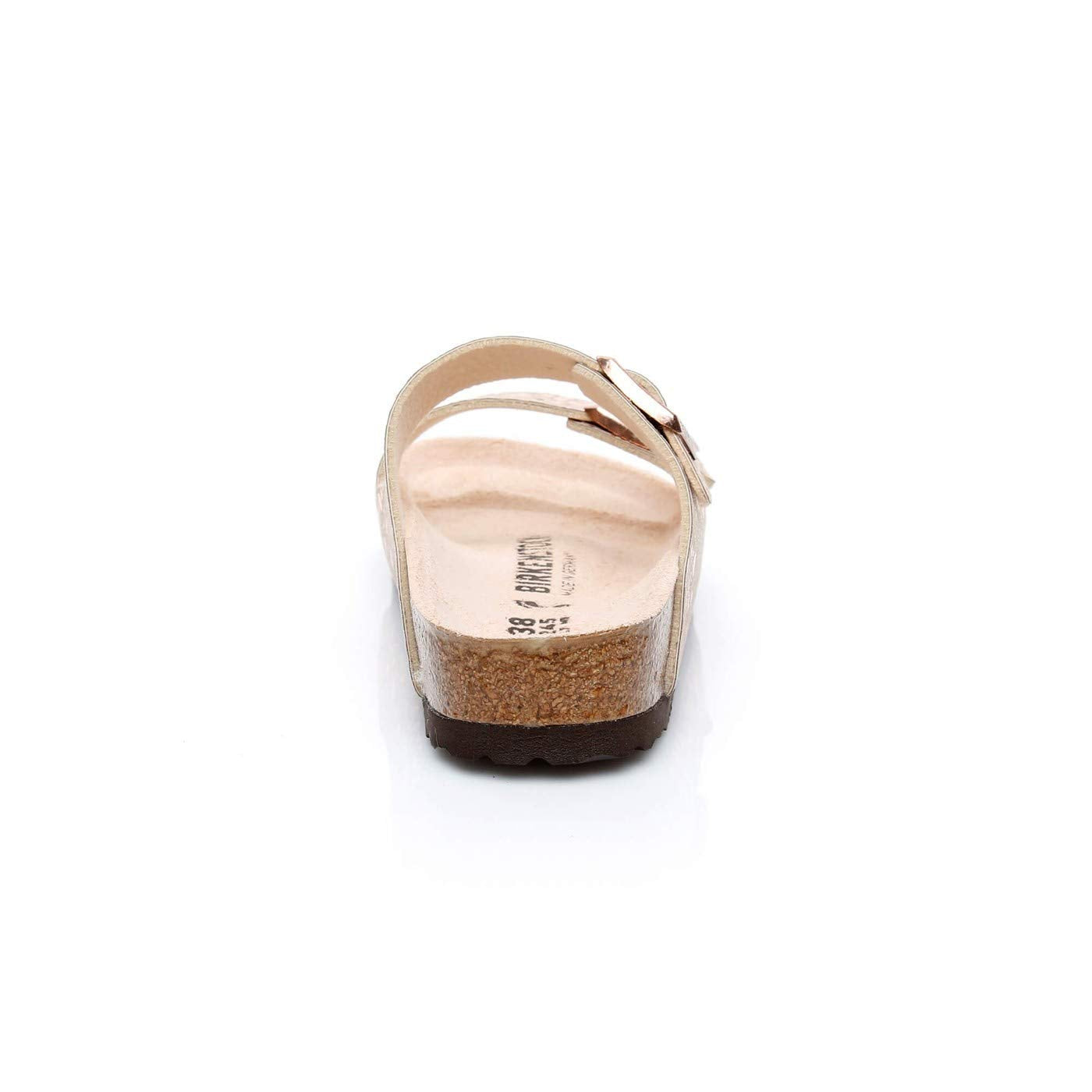 Birkenstock ARIZONA Birko-Flor, Women's Mules Open Toe Sandals, Beige (Metallic Stones Copper Metallic Stones Copper), 5 UK (38 EU)