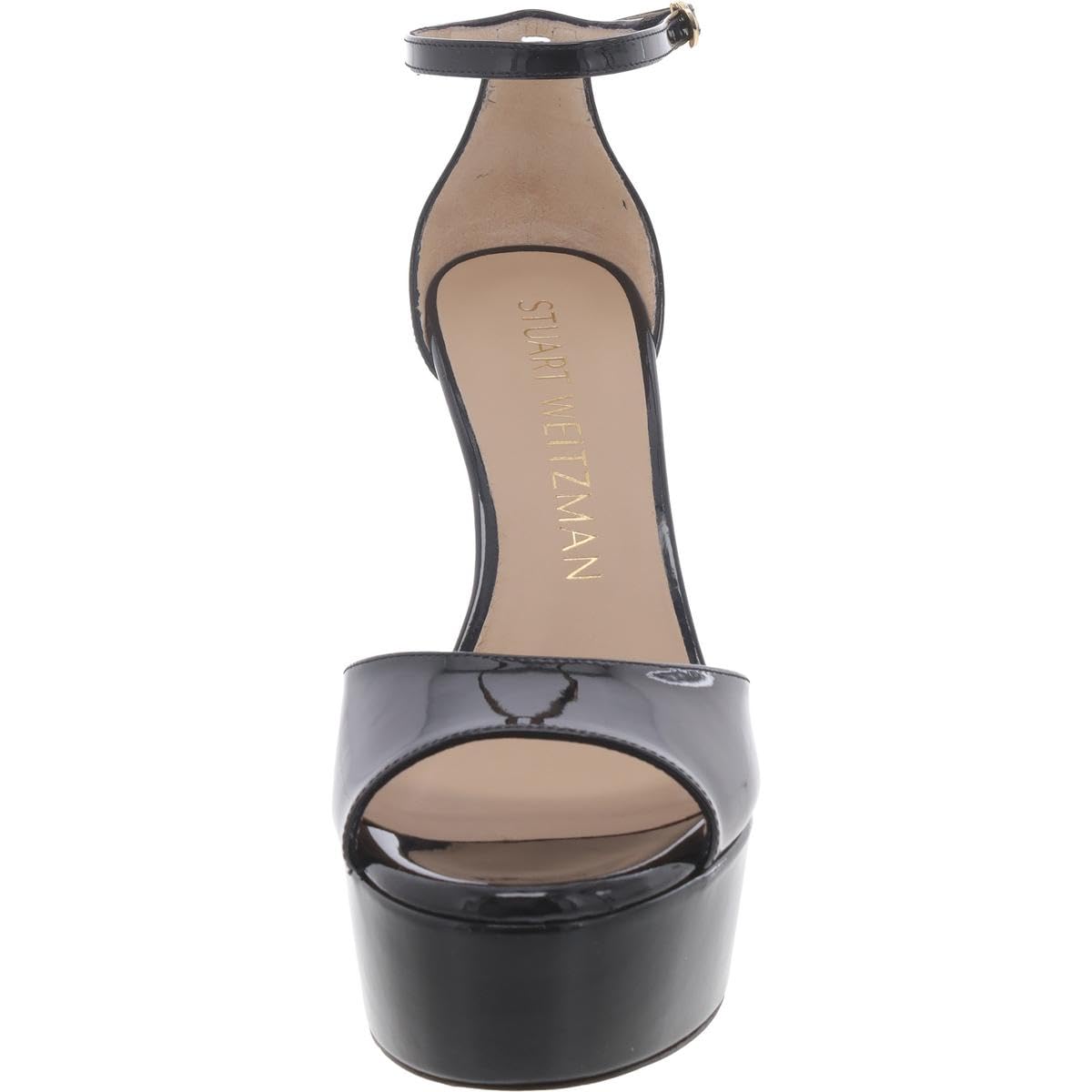 Stuart Weitzman Discoplatform Sandal Black 9.5 B