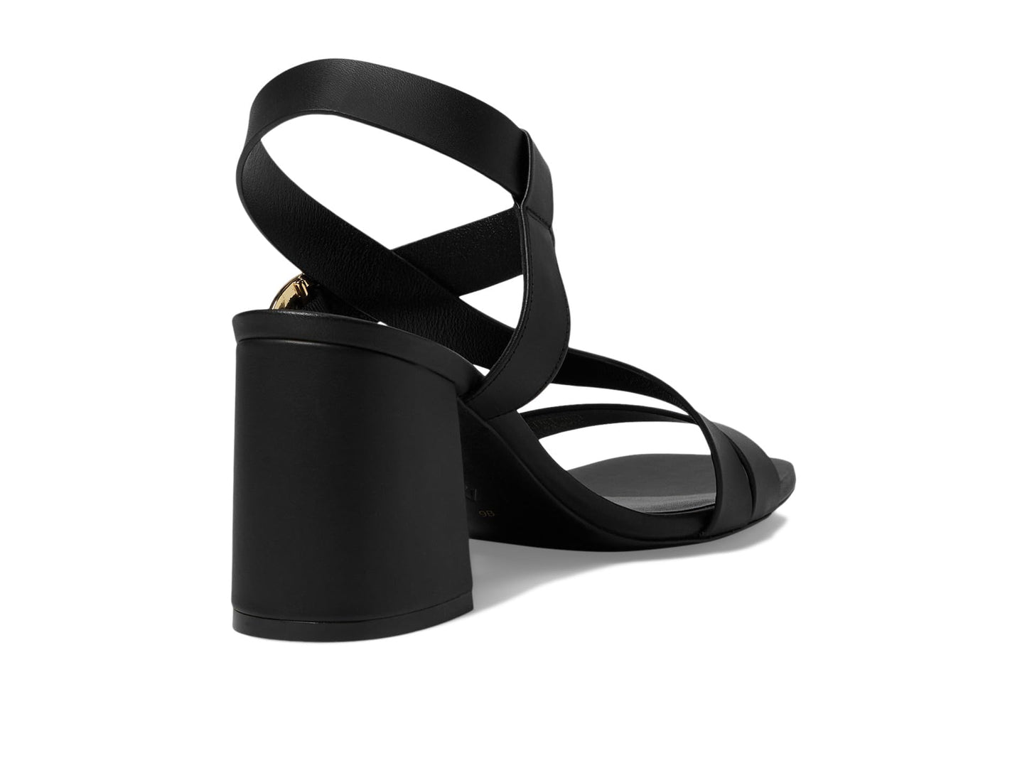 Stuart Weitzman Women's Benni 75 Sandal Pump, Black, 8.5