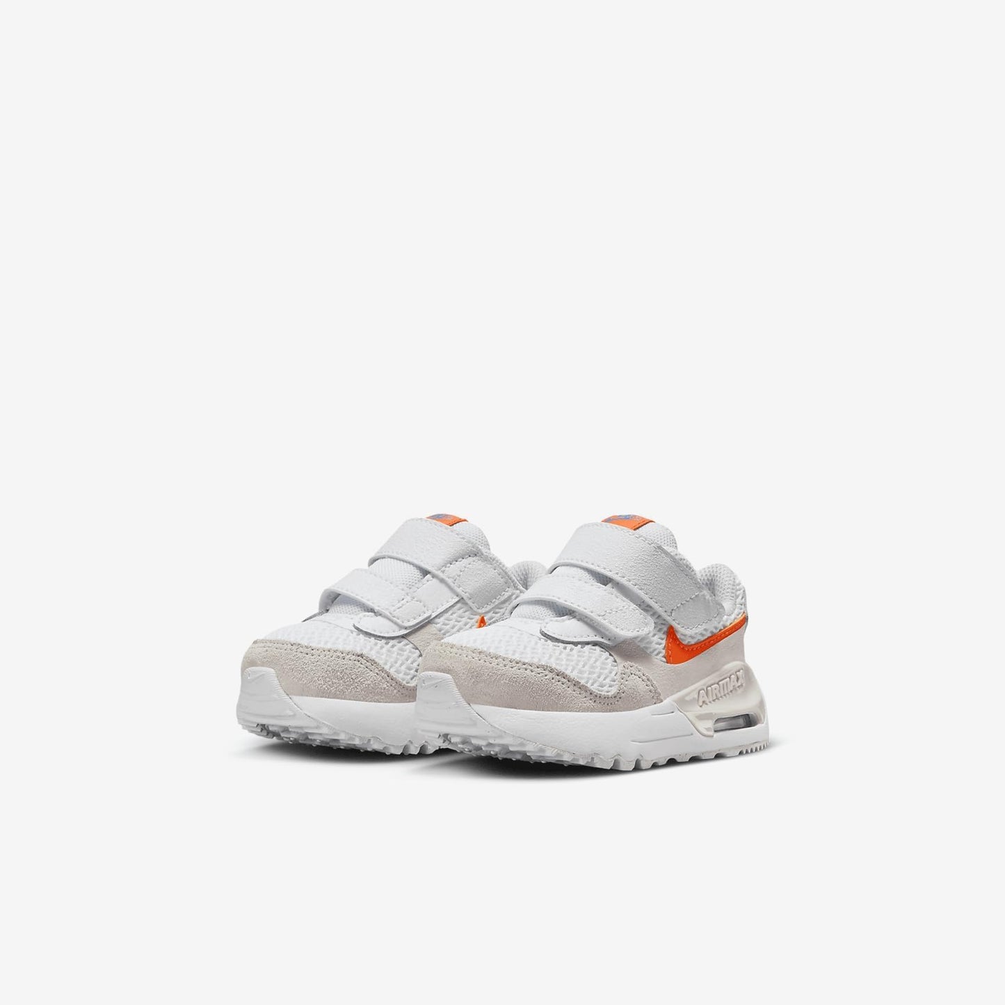 Nike Air Max SYSTM Baby/Toddler Shoes (DQ0286-114, White/Phantom/Photon Dust/Total Orange) Size 7