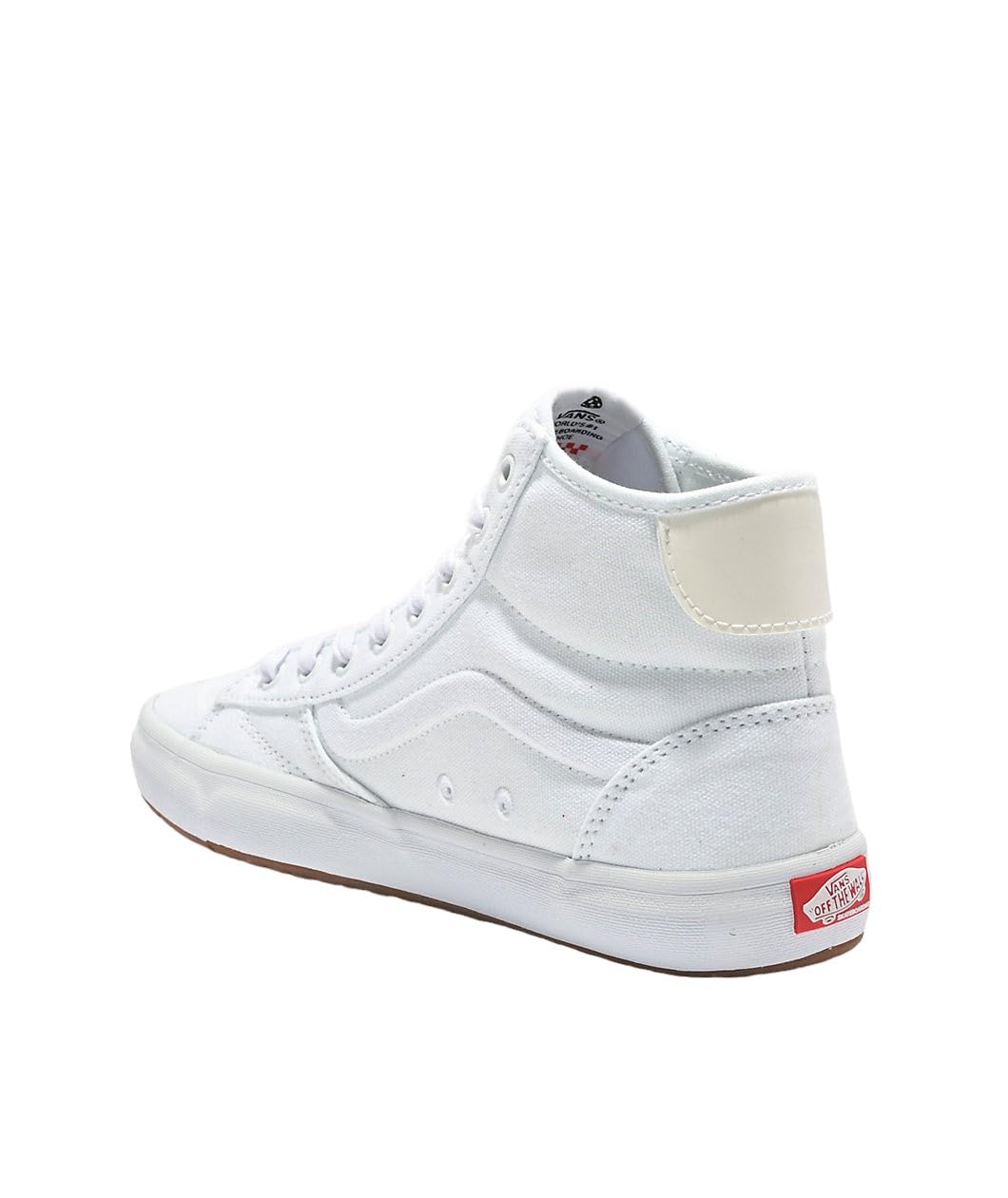 Vans The Lizzie Canvas White Men's 9, Women's 10.5 Medium