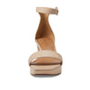 Bernardo® Carla Strap Heels for Women – Leather Upper and Lining – Rubber Sole – Block Heels Blush 9.5 M