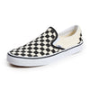 Vans Slip On Unisex Sneakers, Checkerboard Black/Off White, 6.5 US Women/5 US Men