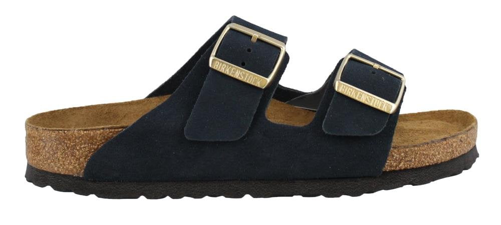 Birkenstock Unisex Arizona Navy Suede Sandals - 8-8.5 2A(N) US Women