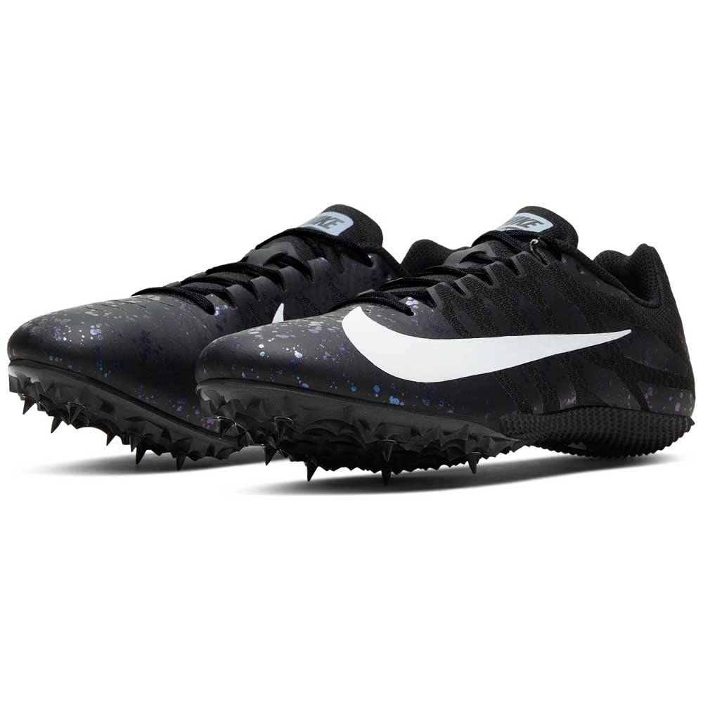 Nike Zoom Rival S9 Track & Field Spike Shoes (Black/White/Indigo Fog, 10)