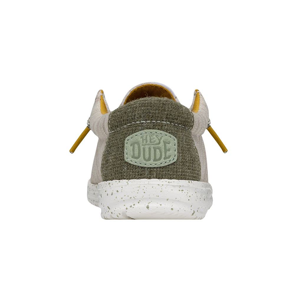 HEYDUDE Wally Toddler Jersey | Toddler Shoes | Toddler Lace Up Loafers | Comfortable & Light-Weight