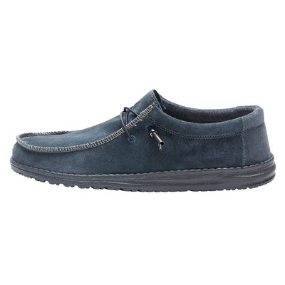 Hey Dude Men's Wally Suede Carbon Size 15 | Men’s Shoes | Men's Lace Up Loafers | Comfortable & Light-Weight