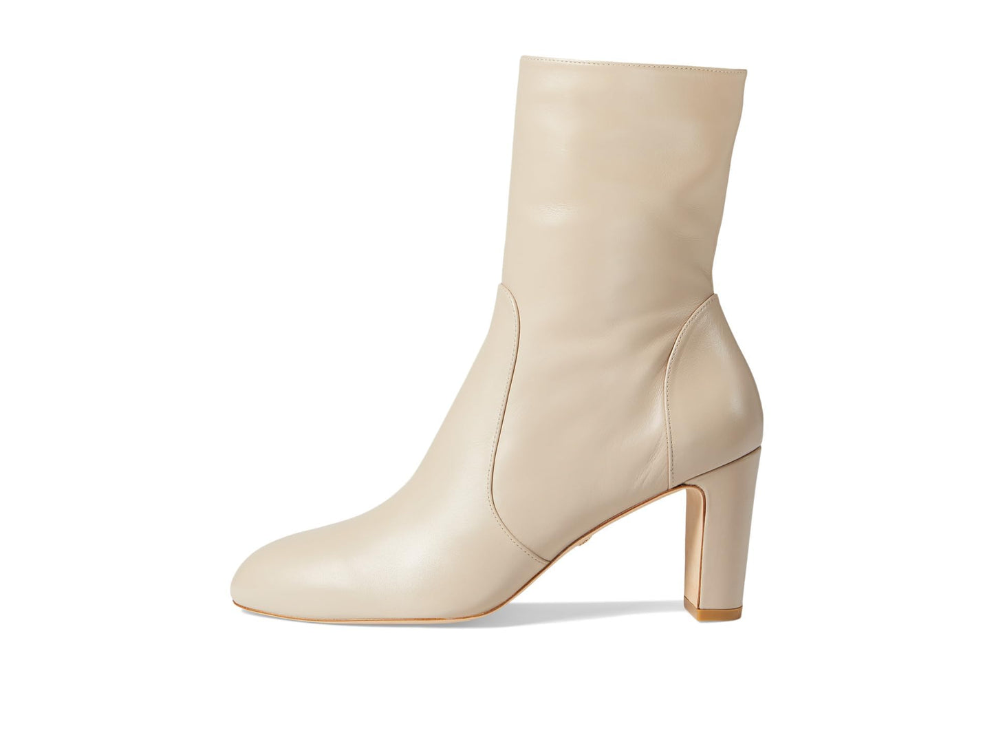 Stuart Weitzman Vida 75 Zip Bootie Dune 5 B