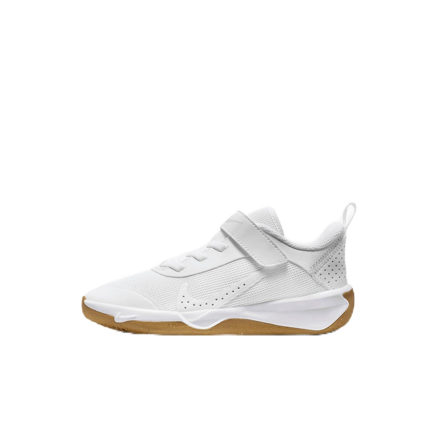Nike Omni Multi-Court Little Kids' Shoes (DM9026-105, White/White-Pure Platinum-LT Smoke Grey) Size 13
