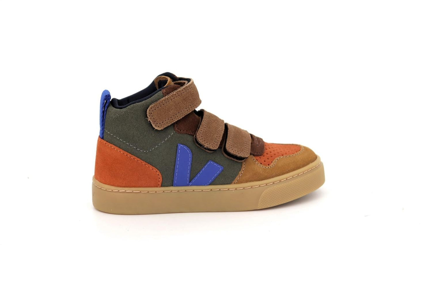 Veja Small V-10 Mid (Little Kid/Big Kid) Multicolor/Mud/Paros Unisex EU 31 (US 13.5 Little Kid) M