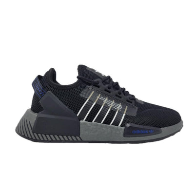 adidas Men's NMD R1 V2 Running Shoes, Black/Grey, 8 M US