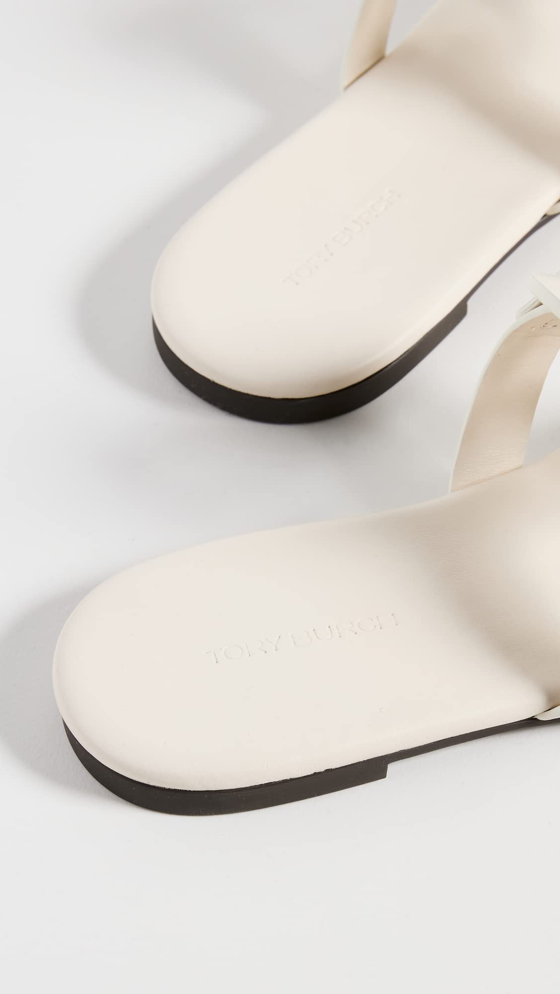 Tory Burch Women's Miller Soft Sandals, New Ivory, 8 Medium US
