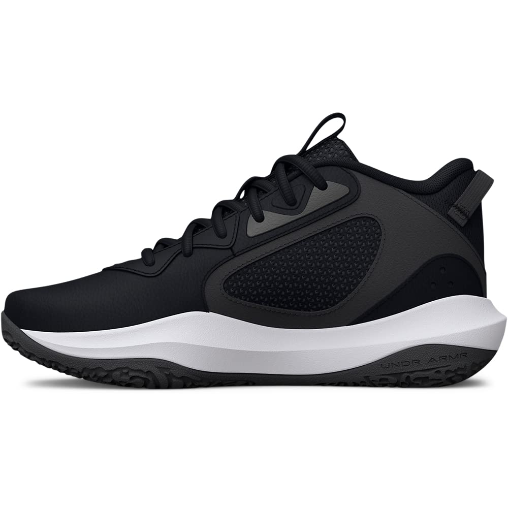 Under Armour Unisex Lockdown 6 Basketball Shoe, Black, 11.5, US