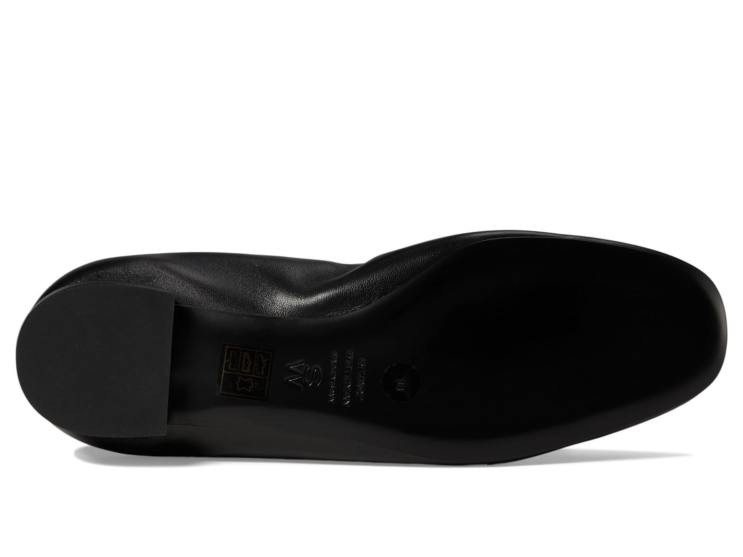 Stuart Weitzman Women's Tully Loafer Flat, Black, 6.5