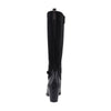 Naturalizer Women's Kalina-Stretch Boots Knee High, Black Leather and Fabric, 11 Wide