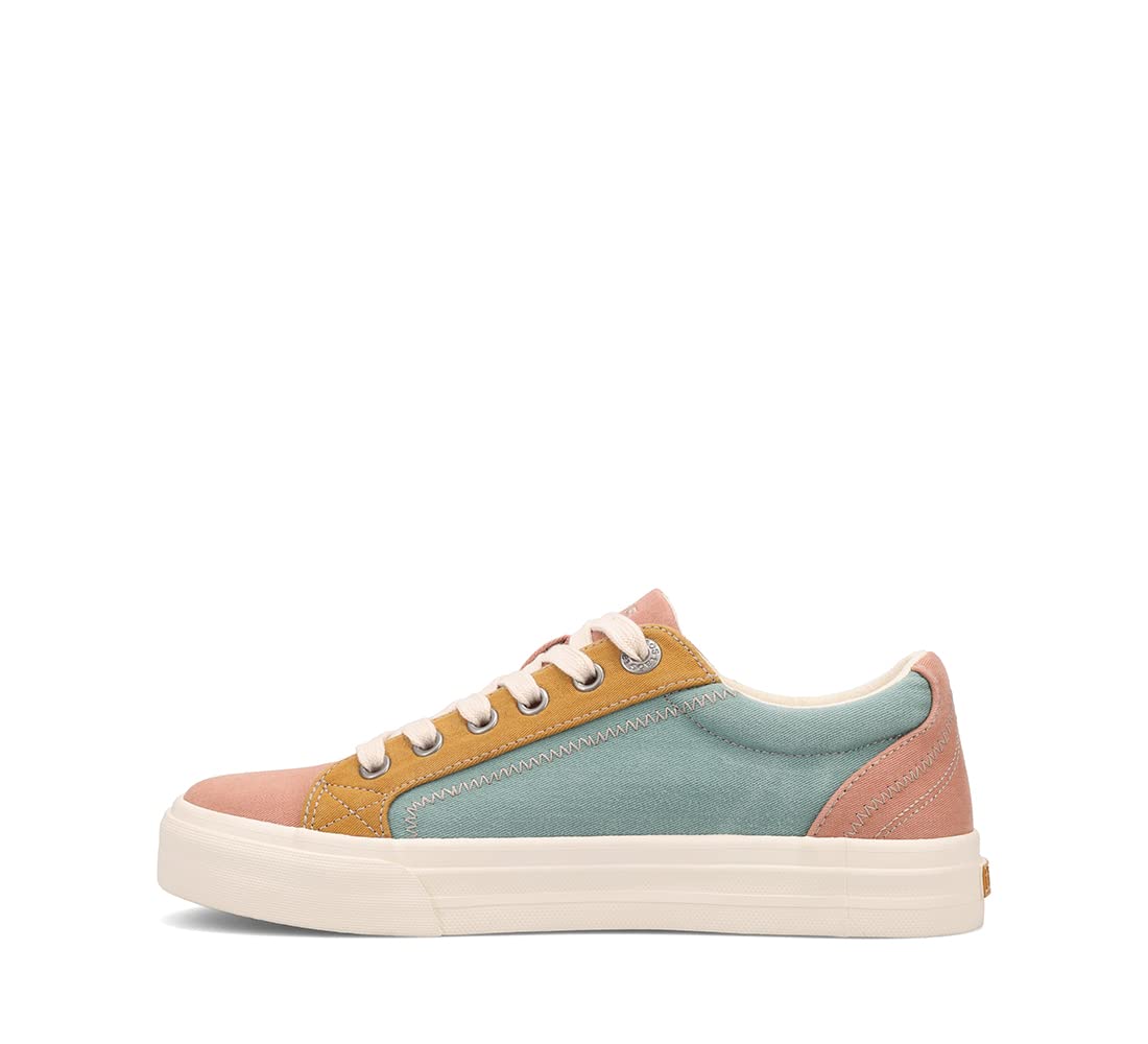 Taos Plim Soul Women's Sneaker-Stylish Platform Sneaker with Curves & Pods Removable Footbed, Arch Support, Classic Design for Everyday Fashion, All Day Comfort Beach Multi 7 (W) US