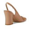 Stuart Weitzman Curveblock 85 Slingback Pump Adobe 10.5 B