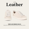 Frye Ivy Low Lace Sneakers for Women Crafted from Soft, Vintage Italian Leather with Removable Molded Footbed, Leather Lining, and Contrast White Rubber Outsoles, Ivory - 11M