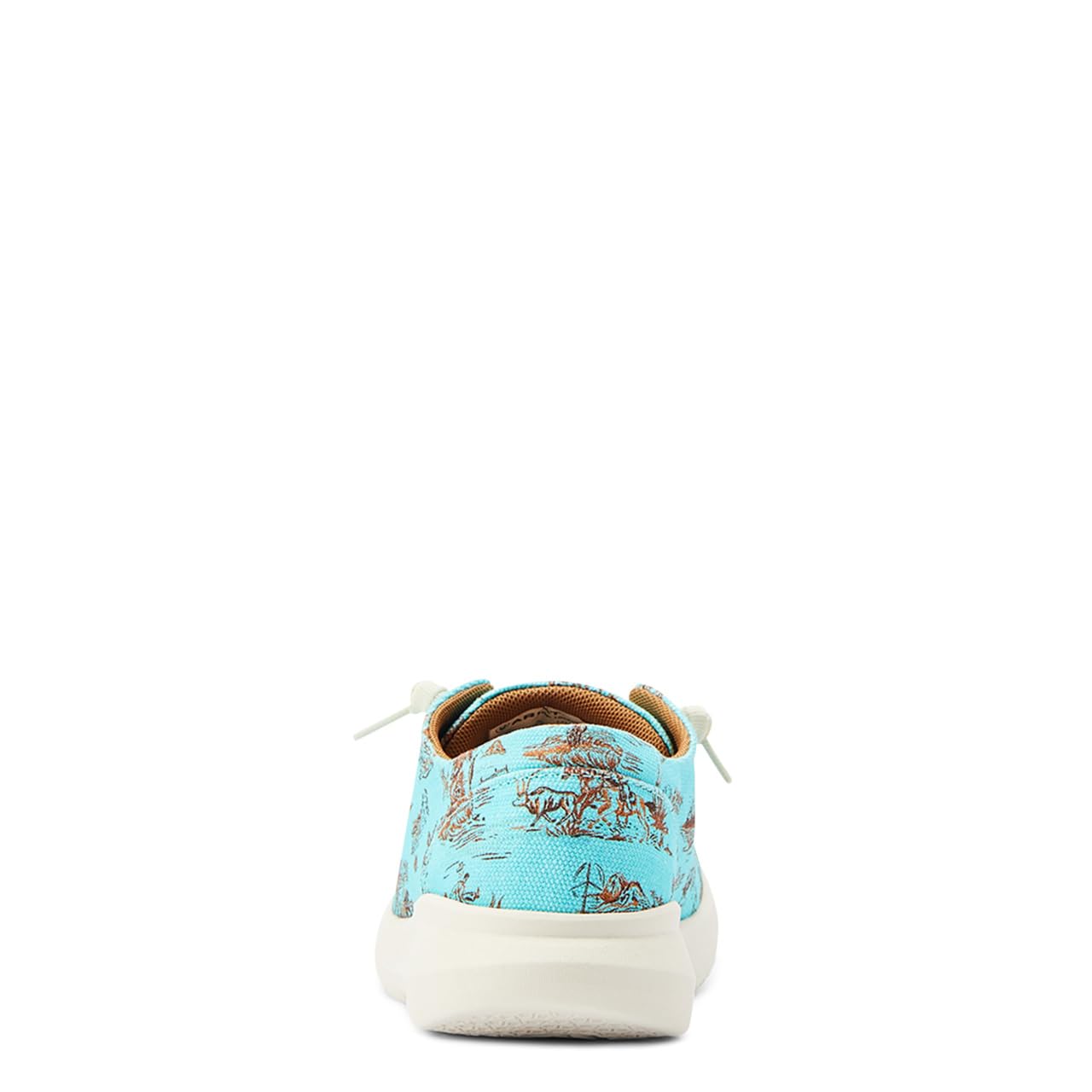 ARIAT Womens Hilo Western Aloha Turquoise Paniolo Print 7.5