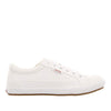 Taos Footwear Women's Moc Star White Canvas Sneaker 9.5 (W) US