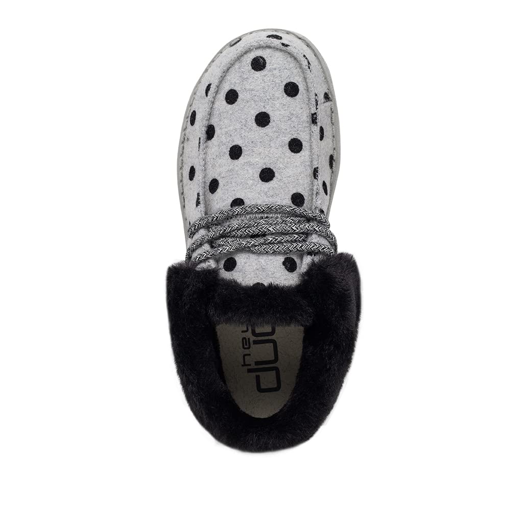 Hey Dude Girl's Britt Youth Polka Dots Size 12 | Lace Up Boots | Comfortable & Light-Weight