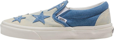 Vans - Unisex Classic Slip-On Shoes, Color Starry Night Denim, Size: 4.5 D(M) US Mens / 6 B(M) US Womens