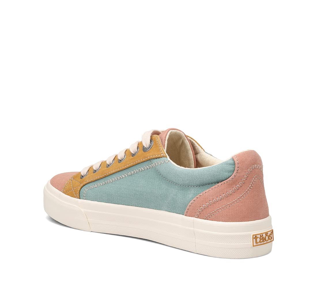 Taos Plim Soul Women's Sneaker-Stylish Platform Sneaker with Curves & Pods Removable Footbed, Arch Support, Classic Design for Everyday Fashion, All Day Comfort Beach Multi 7 (W) US