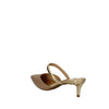 Michael Kors Jessa Flex Mule Kitten Camel 8.5 M