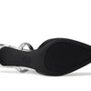 Michael Kors Jessa Flex Mule Kitten Black/Silver 7.5 M